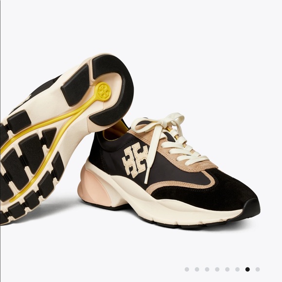 NEW IN BOX! Tory Burch: Good Luck Trainer (Color: Black/Cream, Size: 7.5 US) - Picture 11 of 15